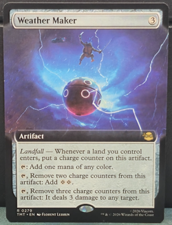 Weather Maker R 0279 EXTENDED ART TMNT Teenage Mutant Ninja Turtles MTG NM Card - Image 1