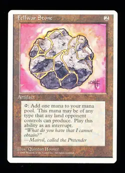 * * 1x Fellwar Stone x1 * * 4th Edition MTG VLP Very Lightly Played - Image 1