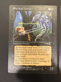 MTG Alliances Krovikan Horror Mtg Magic NM UP - Image 2