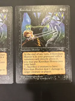 MTG Alliances Krovikan Horror Mtg Magic NM UP - Image 3