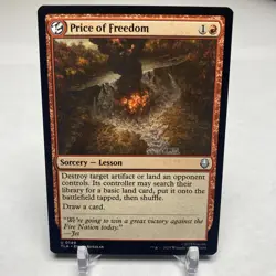 Price of Freedom Avatar: The Last Airbender Regular #149 Mint /NM - Image 1