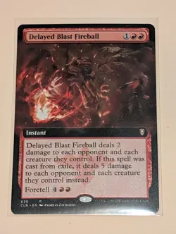 Delayed Blast Fireball (Ext Art) Commander Legends: Battle for Baldur's Gate NM - Image 1