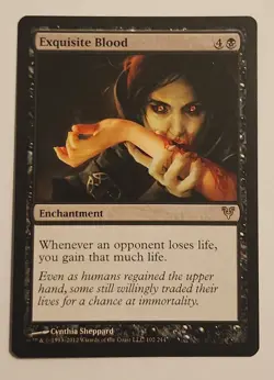 MTG Exquisite Blood - Avacyn Restored Regular - NM/MINT Magic The Gathering - Image 1