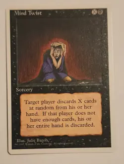 MTG Mind Twist - 4th Edition Regular - NM/MINT Magic The Gathering - Image 1