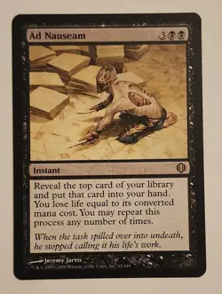 MTG Ad Nauseam - Shards of Alara Regular - NM/MINT Magic The Gathering - Image 1