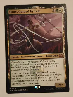 MTG Calix, Guided by Fate - March of the Machine: The Aftermath Regular NM/MINT - Image 1
