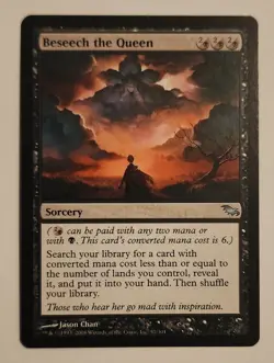 MTG Beseech the Queen - Shadowmoor Regular - NM/MINT Magic The Gathering - Image 1