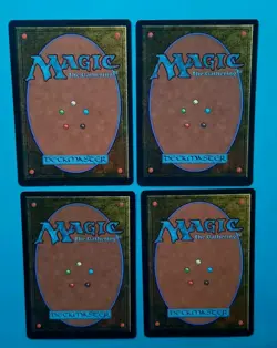 Magic the Gathering MTG Ice Age AEGIS OF THE MEEK X 4 VLP/EX Rare 1995! - Image 3
