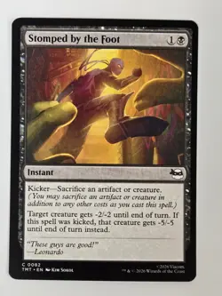 Stomped by the Foot C Teenage Mutant Ninja Turtles 82 NM! - Image 1