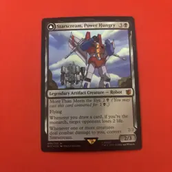 Starscream, Power Hungry Universes Beyond: Transformers Foil - Image 1