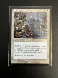 MTG " RECONNAISSANCE" EXODUS SERIES UNCOMMON LP/MP - Image 1