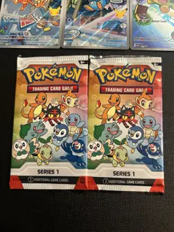 2026 POKEMON TCG 30TH ANNIVERSARY FIRST PARTNER SERIES 1 PROMOS + 2 SEALED PACKS - Image 2