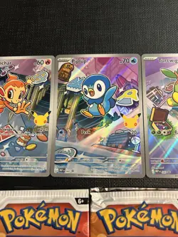 2026 POKEMON TCG 30TH ANNIVERSARY FIRST PARTNER SERIES 1 PROMOS + 2 SEALED PACKS - Image 5