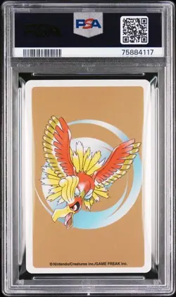 2000 POKEMON SILVER VERSION PLAYING CARDS 10 OF SPADES #243C RAIKOU PSA 10 - Image 2