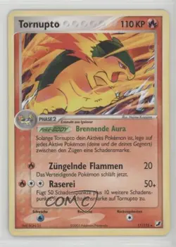 Typhlosion German Pokemon EX Unseen Forces #17 2005 - Image 1