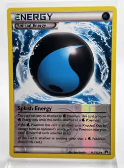 Splash Energy 113/122 Reverse Holo Pokemon Card BREAKpoint 2016 LP - Image 1