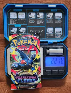 EXTREMELY HEAVY Pokemon Phantasmal Flames Booster Pack 22.78g - Image 1