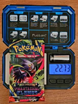 EXTREMELY HEAVY Pokemon Phantasmal Flames Booster Pack 22.73g - Image 1