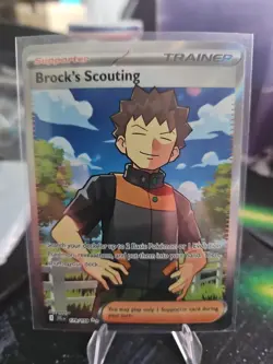 Brock's Scouting 179/159 Ultra Rare Journey Together Pokemon TCG NM - Image 1