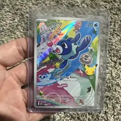 Pokemon POPPLIO MEP 045 Ascended Heroes - 1st Partner FULL ART PROMO - MINT - Image 1