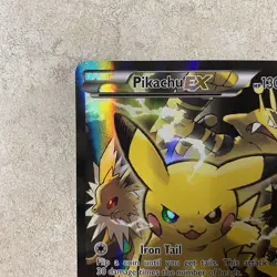Pikachu EX Full Art XY124 Pokemon TCG XY Black Star Promos - Image 3