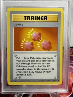 1999 POKEMON BASE SET 1ST EDITION #89 REVIVE PSA 10 -LOW POP- - Image 3