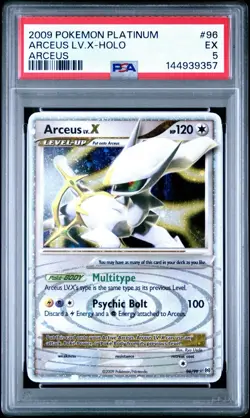 Pokemon Arceus Lv.X-Holo Arceus Pokemon Platinum Arceus #96 PSA 5 - Image 1