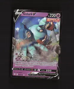 Golurk V 070/203 Evolving Skies Ultra Rare Holo Pokemon Card - Image 2
