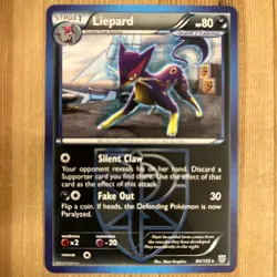 Pokemon TCG Liepard 84/135 Rare BW Plasma Storm VLP - Image 1