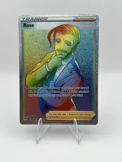 Rose 196/189 RAINBOW RARE Pokemon TCG Darkness Ablaze NM - Image 1