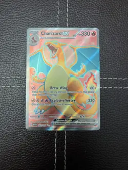 Pokemon TCG - Charizard EX - 183/165 - Scarlet & Violet: 151 - NM Ultra Rare - Image 1