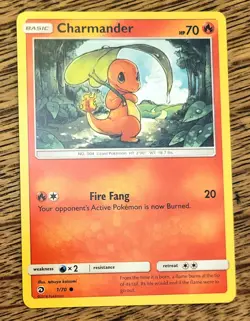 Pokemon TCG Charmander Dragon Majesty 1/70 Regular Common NM - Image 1
