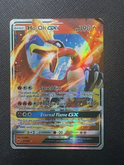Ho-Oh GX 21/147 Sm-Burning Shadows Holo Full Art Pokemon TCG - Image 1