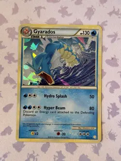 Pokemon Gyarados Cracked Ice Holo 4/123 2010 English - NM - Image 1