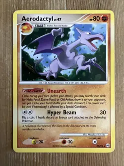 Aerodactyl 13/99 Platinum Arceus Rare Pokemon MP/HP - Image 1