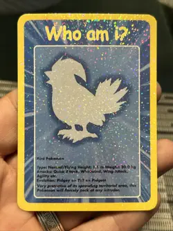 Pokemon Funskool India 2004 Pidgeotto #017 Who Am IU NM #2 - Image 1