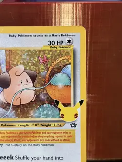 Cleffa 20/111 Celebrations: Classic Collection Holo Pokemon - Image 3