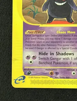 Pokemon Gengar Non-Holo Rare Expedition 048/165 MP/HP - Image 3