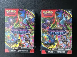 Pokemon TCG Phantasmal Flames Booster Bundle Lot 2025 Factory Sealed x2 - Image 1
