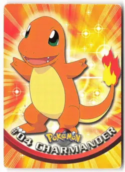 Topps #04 Charmander Pokemon - Non-Holo - 13718 - Image 1
