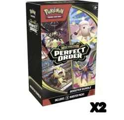 Pokemon TCG Perfect Order Booster Bundle X2 Sealed PRESALE - Image 1