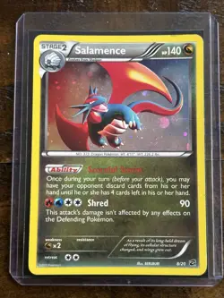 *VINTAGE* Pokemon TCG Salamence 8/20 (Cosmos Holo) Dragon Vault Exclusive - Image 1