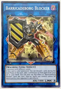 RIRA-EN081 Barricadeborg Blocker - Common Unlimited Lightly Played YuGiOh Card - Image 1