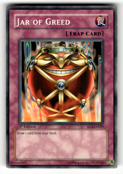 Jar of Greed SD3-EN029 1st Edition Common Structure Deck: Blaze of Destruction L - Image 1