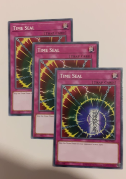 Yu-Gi-Oh! 3 x Time Seal (PLAYSET) Unlimited VLP PSV-EN007(25TH) - Image 1