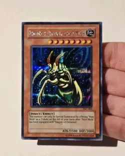 Yugioh Perfectly Ultimate Great Moth TSC-001 Prismatic Secret Rare LP - Image 3