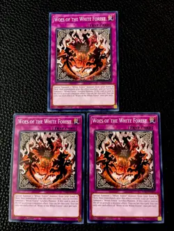Woes Of The White Forest (X3) INFO-EN071 Yugioh 1st Ed. (New) - Image 1