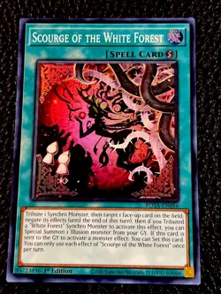 Scourge Of The White Forest ROTA-EN056 Yugioh 1st Ed. Super Rare - Image 1