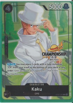 One Piece Card Game - Kaku - Championship 25-26 promo - OP07-080 - English - NM - Image 1