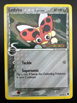 Ledyba Delta Species 53/101 Pokemon Dragon Frontiers Reverse Holo MP - Image 3
